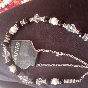 Black n white necklace